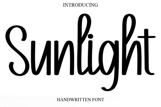 Sunlight Font